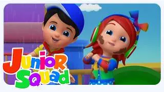 Miniature : 🌧️ Pluie Pluie Vas-t'en en Français | Comptine pour Enfants | Junior Squad Chansons et Comptines