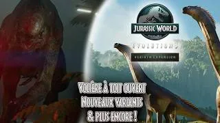 Miniature : RÉACTION & ANALYSE de l'EXPANSION JURASSIC WORLD REBIRTH ! | JURASSIC WORLD EVOLUTION 3
