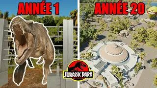 Miniature : J'ai simulé JURASSIC PARK pendant 20 ANS sur Jurassic World Evolution 3 !