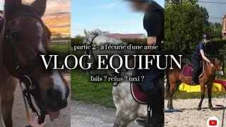 Miniature : [ VLOG ] partie 2- on va voir ma pote dans son écurie 😝🐴 !! 