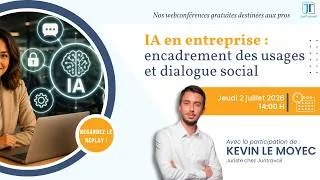 Miniature : IA en entreprise : encadrement des usages et dialogue social