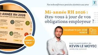 Miniature : Mi-année RH 2026 : êtes-vous à jour de vos obligations employeur ?