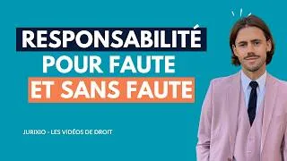 Miniature : La responsabilité administrative (faute personnelle/faute de service, pour faute/sans faute) - 2026