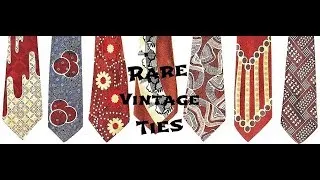 Miniature : "Rare Vintage Ties" & His Friends !!!