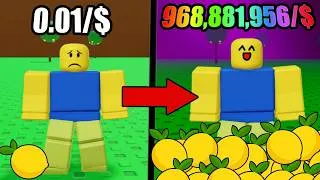 Miniature : Je DEVIENS RICHE en VENDANT des CITRONS sur ROBLOX !🍋