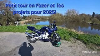Miniature : Petit tour en Yamaha Fazer + les projets sur la chaîne pour 2025