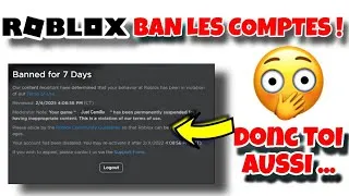 Miniature : ROBLOX va BAN TON COMPTE à cause des HACKEURS ?! - Just Camilia