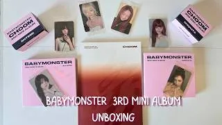 Miniature : BABYMONSTER  CHOOM  | UNBOXING | ktown4u benefit
