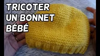 Miniature : TRICOTER UN BONNET BEBE en moins de 10 minutes - Tuto Tricot