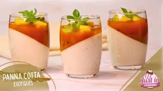 Miniature : Recette de Panna Cotta Coco, Vanille & Fruit de la Passion | Le Dessert Exotique Rafraîchissant 🍹