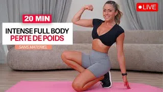 Miniature : 20 MIN : FULL BODY INTENSE PERTE DE POIDS MAISON ( sans matériel - tout niveau)