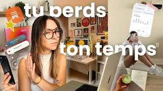 Miniature : Ton TÉLÉPHONE te VOLE ton temps : voici comment j'ai REPRIS le contrôle - weekly vlog