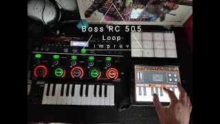 Miniature : Boss RC 505 Live looping LoopStation Improv Type Beat