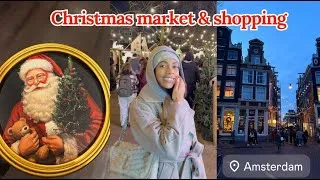Miniature : Vlogmas christmas market & shopping à Amsterdam