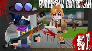 Miniature : DÉBUT DIFFICILE SUR CE JEU D'APOCALYPSE ZOMBIE ! |Blockman Outbreak| #1