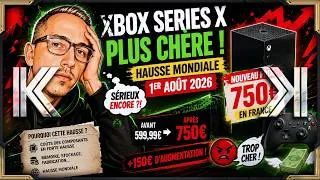 Miniature : Xbox Series X 😡 Hausse de prix mondiale INÉDITE 😱 750€ ?
