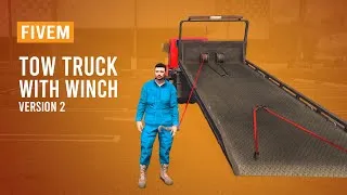 Miniature : FiveM - Tow truck with WINCH - Version 2