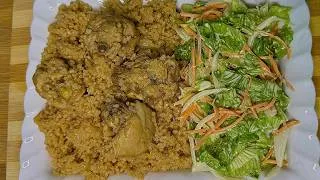 Miniature : 🔥 RECETTE FACILE : poulet, riz et salade en un seul plat