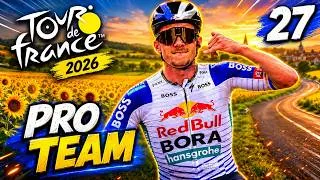 Miniature : CHUTE ET ABANDON POUR POGACAR ?! 🏆 | TDF 26 Pro Team #27 [FR]