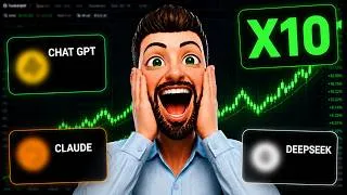 Miniature : 5 IA Révèlent QUELLE CRYPTO pourrait faire X10 au prochain BULL RUN 🔥