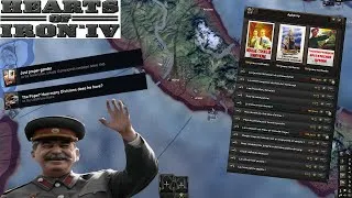 Miniature : A La Chasse aux Succès ! EP3 HOI4 FR DLC NO STEP BACK Propagande Stalinienne Et Visite Du Pape !