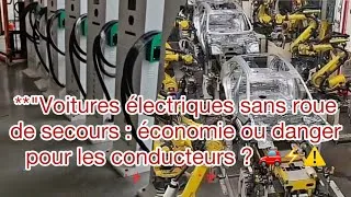 Miniature : "Voitures électriques sans roue de secours: économie ou danger pour les conducteurs? 🚗⚡️⚠️