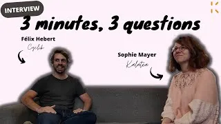 Miniature : 3 MINUTES, 3 QUESTIONS - Félix Hébert, fondateur de Cyclik