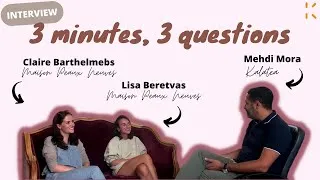 Miniature : 3 MINUTES, 3 QUESTIONS, les dirigeantes de Maison Peaux Neuves 🍇