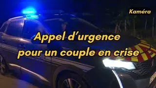 Miniature : Une patrouille de gendarmerie est appelée pour un signalement conjugal.
