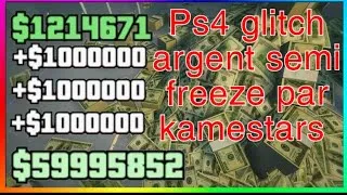 Miniature : glitch argent semi freeze sur gta5 online ps4