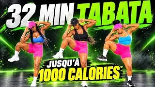 Miniature : 32 minutes tabata - 1000 calories. Lose bely fat 