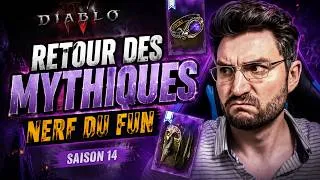 Miniature : Diablo 4 S14 : plus de Mythiques... mais Blizzard nerf le fun
