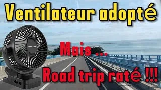 Miniature : CANICULE Ventilo contre fortes chaleur pour vans voiture mais roadtrip raté â Noirmoutier au Gois