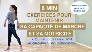 Miniature : 8MIN EXERCICES MAINTENIR SA CAPACITÉ DE MARCHE, SA MOTRICITÉ//EXERCISES TO MAINTAIN WALKING ABILITY
