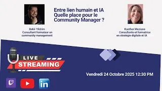 Miniature : Entre lien humain et IA : quelle place pour le community manager ?