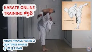 Miniature : KIHON AVANCE - PARTIE 2 - PREPARATION CEINTURE NOIRE 4° ET 5° DAN 🥋 Karate Online Training #98