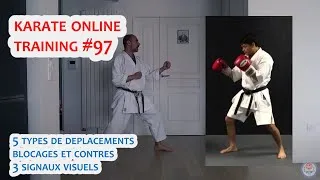 Miniature : VITESSE DE REACTION NIVEAU AVANCE - DEPLACEMENTS - BLOCAGES - CONTRES 🥋 Karate Online Training #97