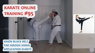 Miniature : KIHON CEINTURES NOIRES - HIROSHI SHIRAI SENSEI - APPLICATION KUMITE  🥋 Karate Online Training #95