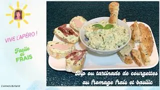 Miniature : DIP DE COURGETTES au fromage frais