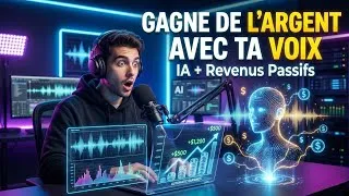 Miniature : Gagner de l'argent avec sa voix grâce à l'IA (sans travailler en continu)