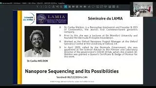 Miniature : Nanopore Sequencing and Its Possibilities (Carika Weldon)