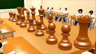 Miniature : Apprendre le jeu d'échecs 1 : Présentation des pièces