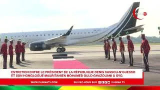 Miniature : Entretien entre Le Président de la République Denis Sassou N’Guesso  et son homologue mauritanien