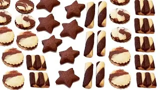 Miniature : Petits sablés chocolat vanille