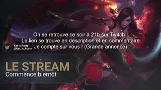 Miniature : 😃 Live TWITCH Ce Soir 21H ! Annonce IMPORTANTE (Lien en description) !