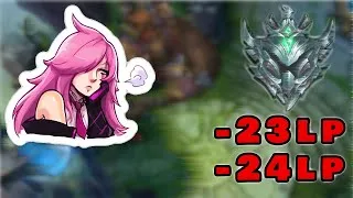 Miniature : Katarina VS Lux - On 2V8 avec un abonné en PLATINE | League of Legends - Road to Diamond [FR]
