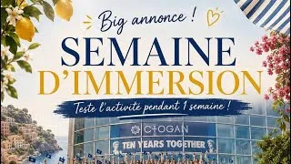Miniature : Explication de la semaine d’immersion GRATUIT et SANS ENGAGEMENT 