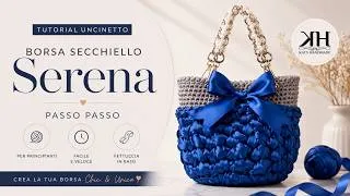 Miniature : La BORSA all'UNCINETTO più ELEGANTE dell'anno! ✨ "Serena" - Tutorial Facile per Principianti 🧶