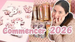 Miniature : Commencer 2026 : Objectifs, dépenses et nouveautés | Studio Vlog Kawaii Journal