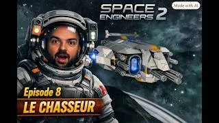 Miniature : Space Engineers 2 – Épisode 8: Le SF‑01 White Knight : 9 Gatlings, Blindage Lourd Et Il Défonce Tout